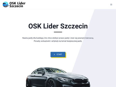 Osk-lider-szczecin.pl szkoła nauki jazdy