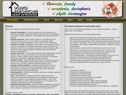 Elewacje-ostrowski.pl docieplenia