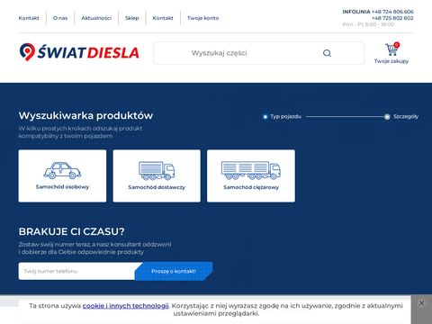 Swiat-diesla.pl sklep z częściami do silników