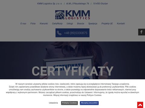Kmmlogistics.pl transport międzynarodowy
