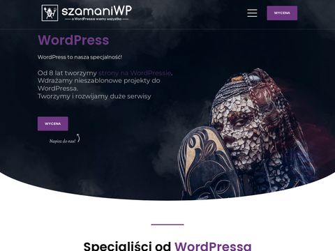 Szamaniwp.pl strony na wordpressie