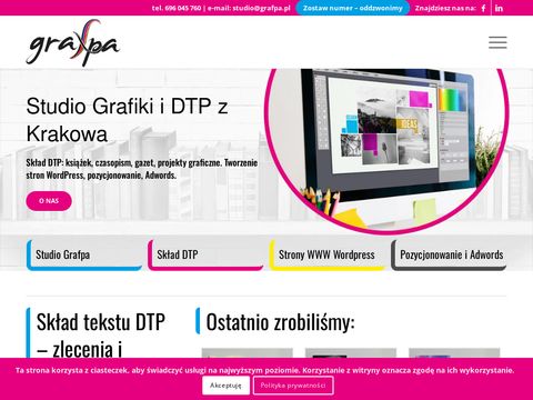 Grafpa.pl - skład tekstu, DTP