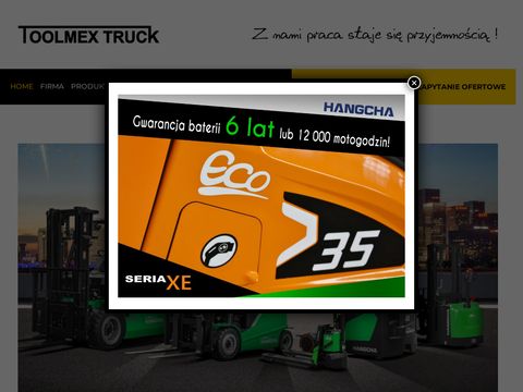 Toolmex Truck serwis wózków widłowych
