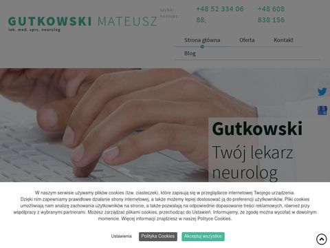 Neurolog-gutkowski.pl ból kręgosłupa Chojnice