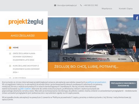 Projektzegluj.pl szkolenia żeglarskie Iława