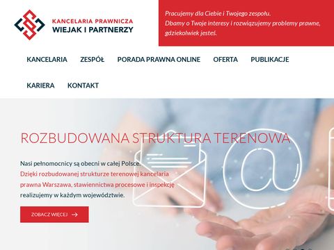 Kancelariawiejak.pl prawnik Warszawa