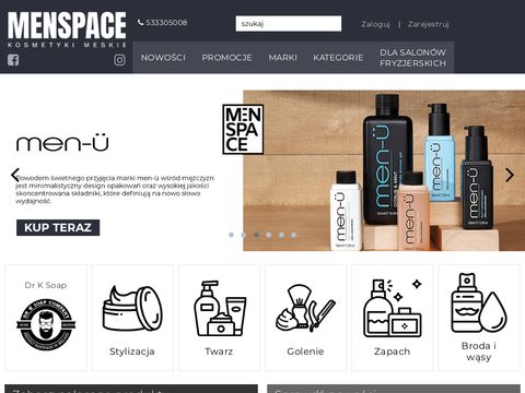 MenSpace.pl - męskie kosmetyki dla mężczyzn