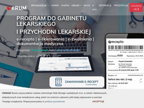Erum.pl program do przychodni lekarskiej