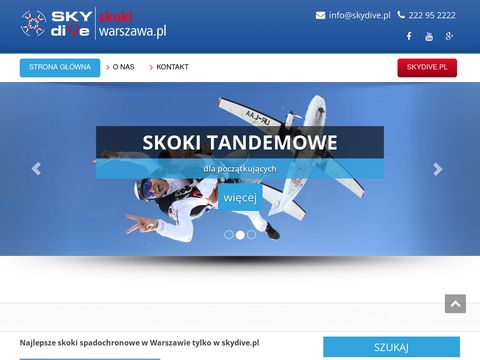Skokiwarszawa.pl spadochronowe