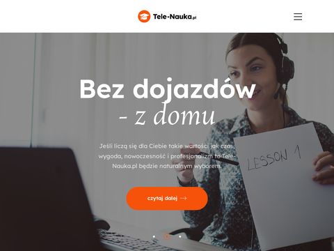 Szkoła języka online - tele-nauka.pl