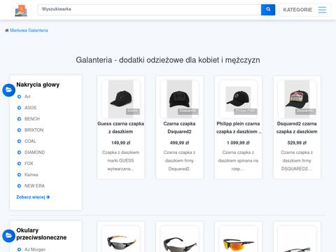 Markowagalanteria.pl - sprzedaż przez internet