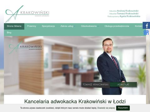 Krakowinski.pl dochodzenie odszkodowań Łódź