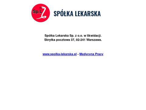 Spółka Lekarska sp. z o.o. ginekolog Warszawa