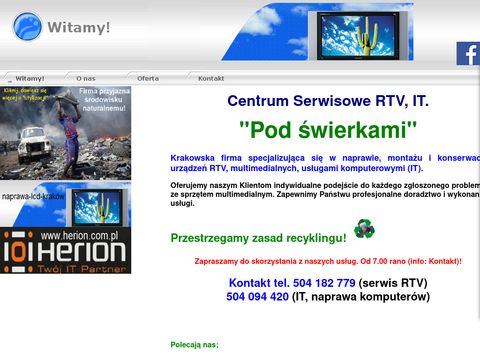 Serv-rtv.pl naprawa tv lcd, led