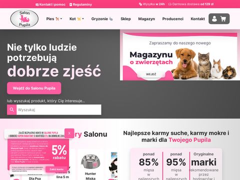 Salonpupila.pl - zoologiczny sklep internetowy