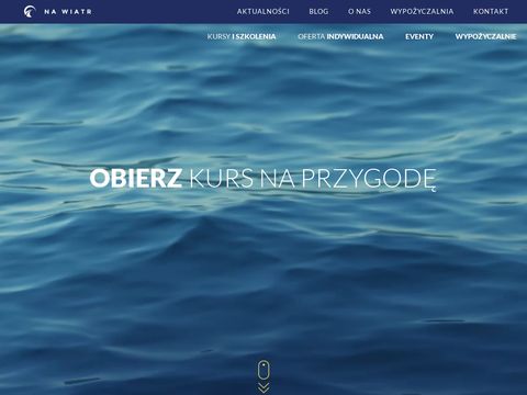 Na-wiatr.pl - kursy żeglarskie, motorowodne