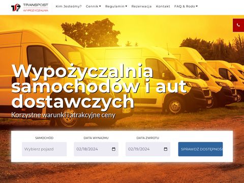 Transpost Spółka Akcyjna wynajem samochodów Poznań