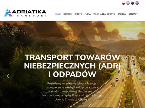 Adriatika - transport międzynarodowy ADR