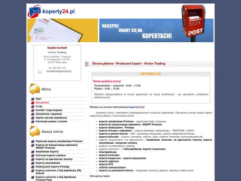 Koperty24.pl - koperty z nadrukiem