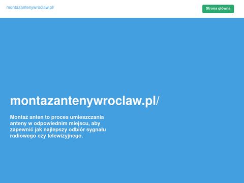 Montazantenywroclaw.pl
