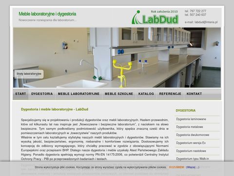 Labdud.pl - meble laboratoryjne dygestoria