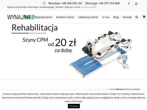 Wynajmed.pl wypożyczalnia sprzętu medycznego