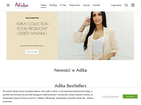 Adikasklep.pl eleganckie płaszcze damskie
