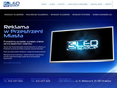 Ledspace.pl - reklama na telebimach