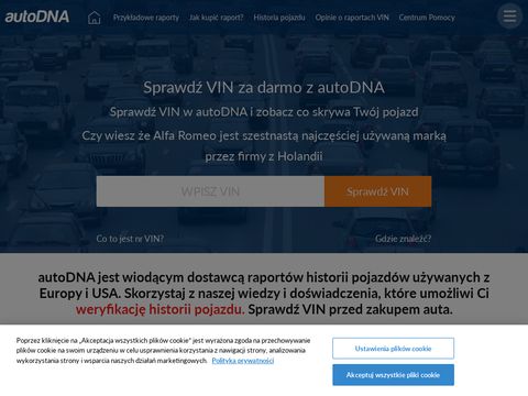 AutoDNA.pl - Dekoder VIN