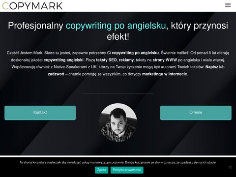 Copymark.eu copywriter angielski