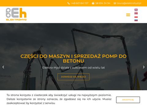 Elektrohyd.pl pompy do betonu sprzedaż