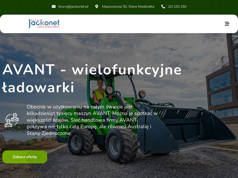 Jackonet.pl profesjonalne maszyny ogrodnicze