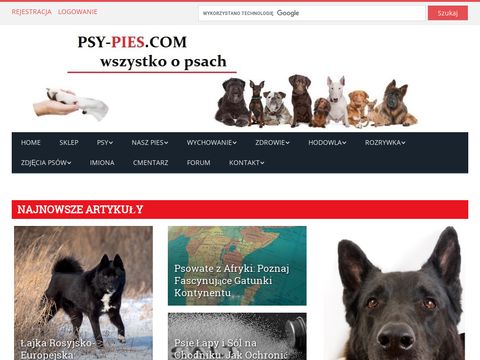 Psy-pies.com wszystko o psach, rasy