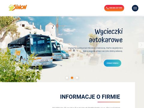 Simon.travel.pl wynajem autokarów