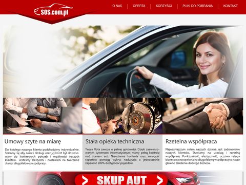 Sos.com.pl obsługa flot samochodowych