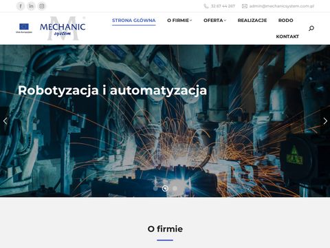 Nechanicsystem.com.pl - roboty spawalnicze