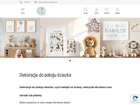 Slonikoweatelier.pl - naklejki ścienne dla dzieci