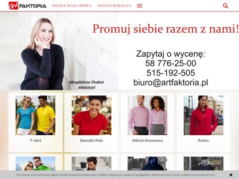 Artfaktoria.pl atrakcyjna odzież promocyjna