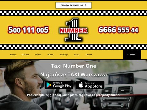 Numberone.com.pl taxi Warszawa