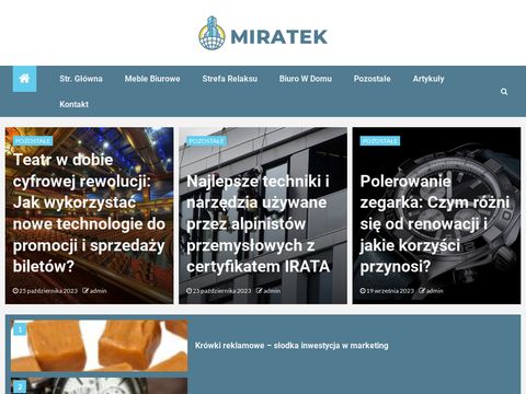 Miratek.pl sklep internetowy meble biurowe