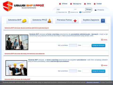 Bhp-sulkowski.pl szkolenia przez internet