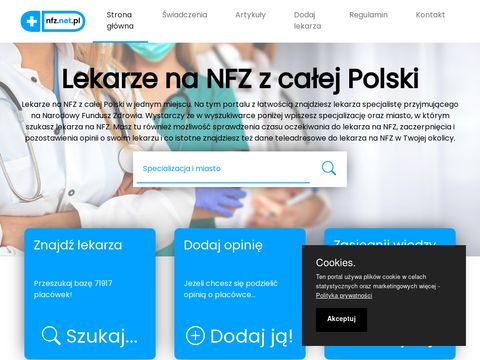 Nfz.net.pl - kolonoskopia Warszawa NFZ