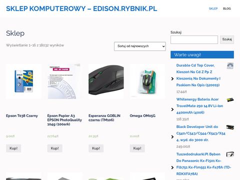 Edison.rybnik.pl korepetycje chemia