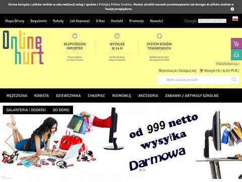 Onlinehurt.pl internetowa hurtownia odzieży