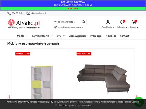 Alvako.pl narożniki tapicerowane