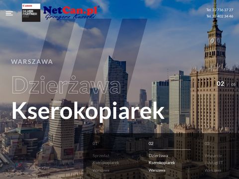 Netcan.pl kserokopiarki Warszawa