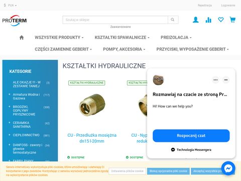 Proterm.sklep.pl hurtownia hydrauliczna online