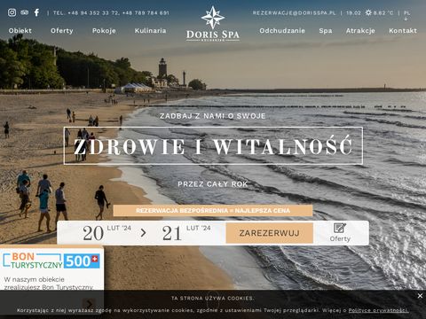 Dorisspa.pl uroda i zdrowie nad morzem