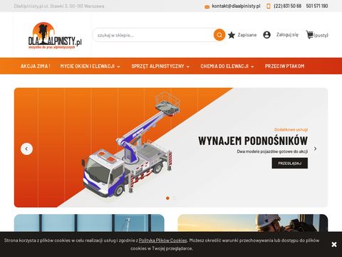 Dlaalpinisty.pl alpinistyka przemysłowa - sklep