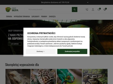 Gadzisklep.pl internetowy sklep terrarystyczny